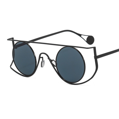 New Cool Men Driving Glasses Goggles Summer Small Round Sunglasses Vintage Male Sun Glasses Women UV400 Black Brown Glasses