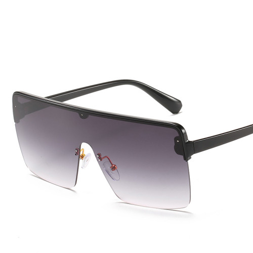 Classic Vintage Square Sunglasses Woman Siamese Oversized Sunglasses Woman/Men Retro Sunglasses Design One-piece Lens Eyewear