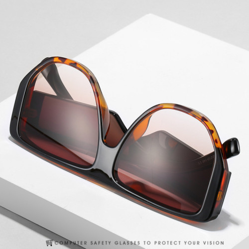 2022 New Style Sunglasses Women Trendy Polygonal Irregular Big Frame Sunglasses Men Ins Fashion Sunglasses