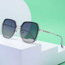 New Women Glasses Outdoor UV400 Blue Light-blocking Sunglasses Fashion Men's and Women's Large Frame Sunglasses