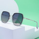New Women Glasses Outdoor UV400 Blue Light-blocking Sunglasses Fashion Men's and Women's Large Frame Sunglasses