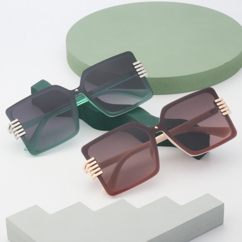New Fashion Square Oversized Sunglasses Women Big Frame Retro Polarized Sun Glasses Men Female Oculos Unisex Shades UV400