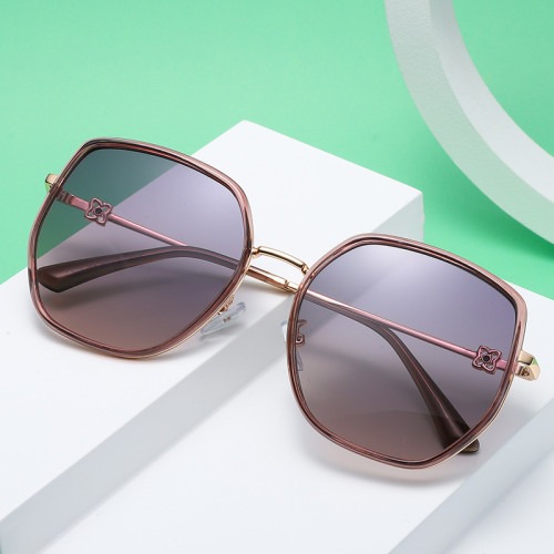 New Women Glasses Outdoor UV400 Blue Light-blocking Sunglasses Fashion Men's and Women's Large Frame Sunglasses