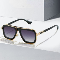 New Fashion Big Frame Sunglasses Men Classic Square Metal Sun Glasses Women Retro Sun Glasses Vintage High Quality