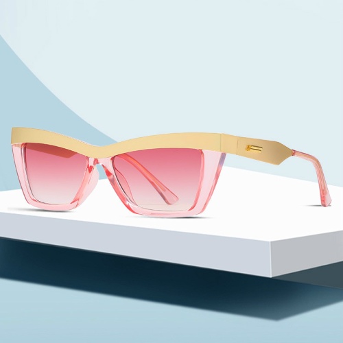 Cat Eye Sunglasses Women Plastic Frame Classic Sun Glasses Ladies Retro Fashion Mirror Sunglasses UV400 Oculos