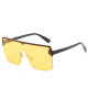 Classic Vintage Square Sunglasses Woman Siamese Oversized Sunglasses Woman/Men Retro Sunglasses Design One-piece Lens Eyewear