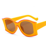 Small Frame fashion Sunglasses Women  UV400 Sun Shades Eyewear Vintage Cat Eye Sun Glasses Simple For Mountaineering Fishing