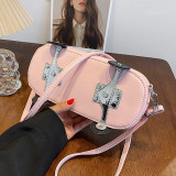 Small Bag Women's Bag 2022 New Fashion One Shoulder Diagonal Crossbody Bag Spice Girl Sports Personality Creative Skateboard Bag