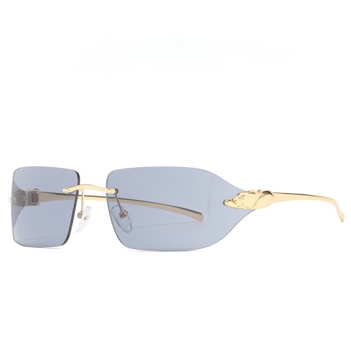 New Leopard Head Fashion Sunglasses Small Box Sunglasses Women's Trendy Sunglasses
