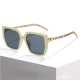 New Fashion Street Photo Women's Sunglasses Box Chain Leg Sunglasses Fashion Glasses