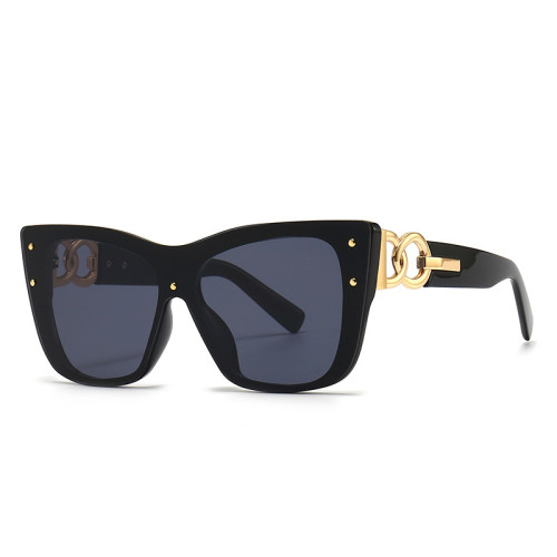 New Fashion Oversize Cat Eye Sunglasses Women Brand Designer Retro Sunglass Pilot Sun Glasses Female UV400 Lens Eyewears