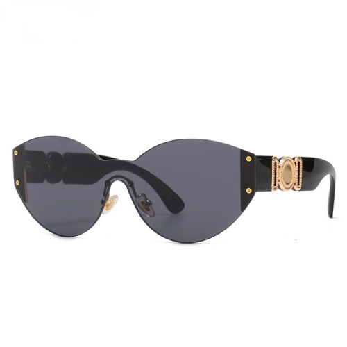 New Fashion Rimless Sunglasses Trend Round Frame Sunglasses for Men and Women Modern Sunglasses