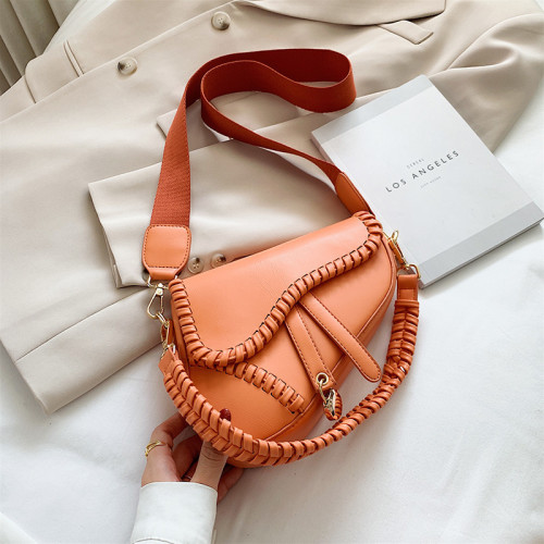 Fashion Texture Messenger Bag Net Red Lady's Versatile Saddle Bag Luxury Handbag Shoulder Bags Luxury Women Brand Handbags Woman