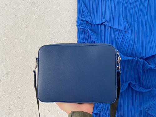 Louis Vuitton Mens Shoulder Bags Luxury Brand Fashion Type TRIO MESSENGER Cobalt Blue Monogram coated canvas and Taiga cowhide leather with Original Box M30848