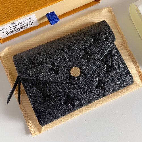 Louis Vuitton Womens Bags Wallets Clutch Luxury Brand Fashion Type Red Damier Ebene VICTORINE WALLET with Original Box