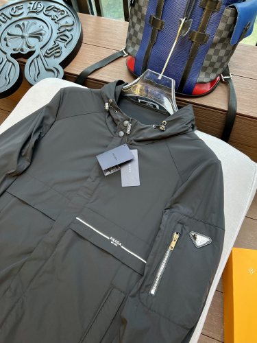 Prada Design Fashion Mens Jackets Thin Design Luxury Brand