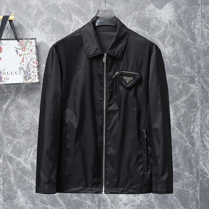 Prada Design Fashion Mens Jackets Thin Design Luxury Brand