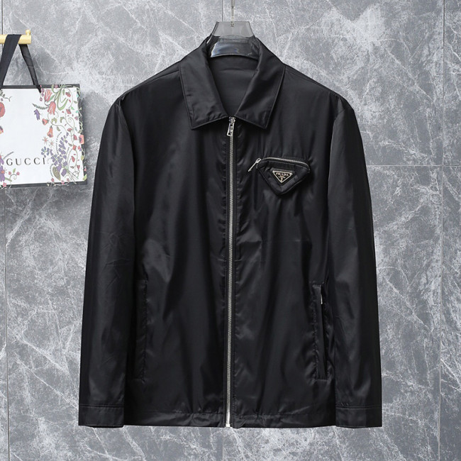 Prada Design Fashion Mens Jackets Thin Design Luxury Brand