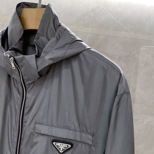 Prada Design Fashion Mens Jackets Thin Design Luxury Brand