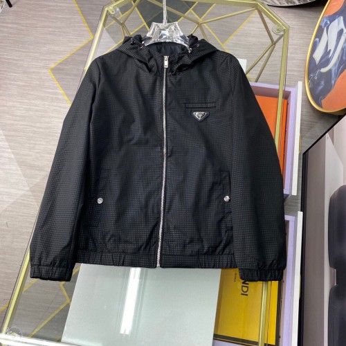 Prada Design Fashion Mens Jackets Thin Design Luxury Brand