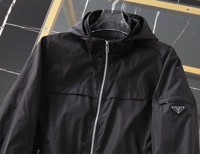 Prada Design Fashion Mens Jackets Thin Design Luxury Brand