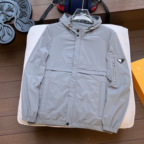 Prada Design Fashion Mens Jackets Thin Design Luxury Brand