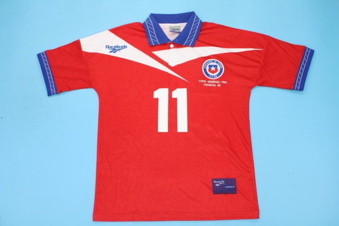 Chile 1998 Home Soccer Jersey