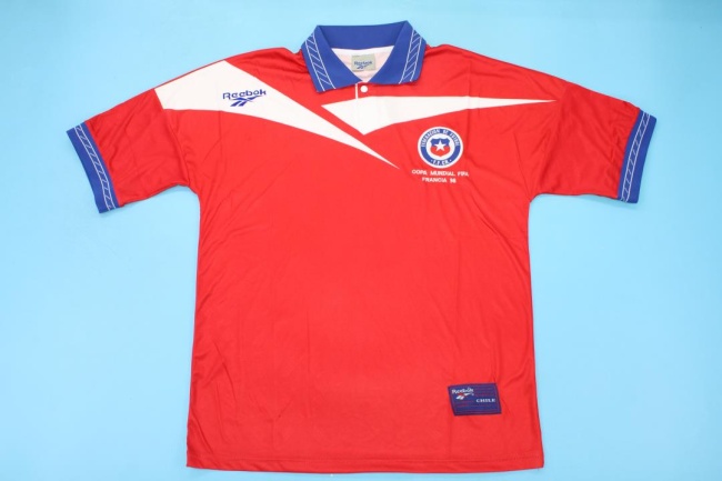 Chile 1998 Home Soccer Jersey