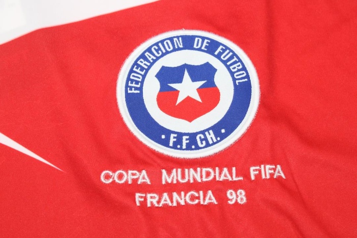 Chile 1998 Home Soccer Jersey