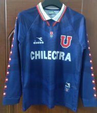 1996 Universidad de Chile Home Retro Soccer Jersey Long Sleeve