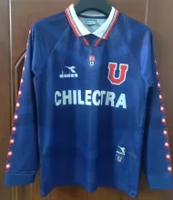 1996 Universidad de Chile Home Retro Soccer Jersey Long Sleeve