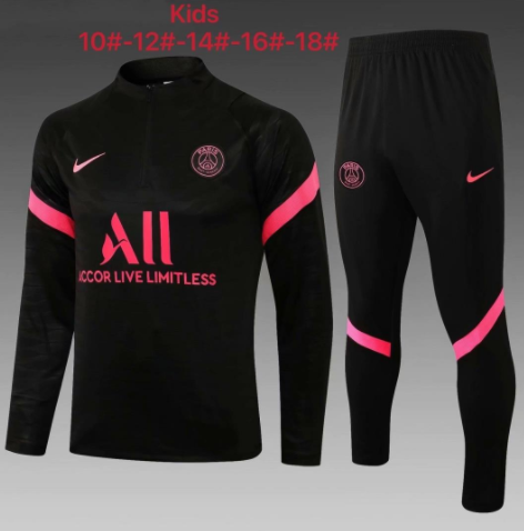 psg tracksuit pink black