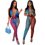 Fashion women bodysuits jumpsuits See through sets XQY982334