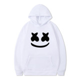 Marshmello Fashion Smile Long Sleeve Hooded Sweatshirt Loose Unisex Hoodie