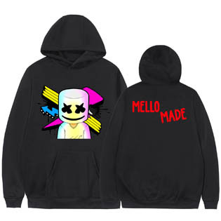Marshmello Fashion Fall And Winter Long Sleeve Casual Loose Unisex Hoodie
