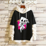 Marshmello Fake Two Pieces Hoodie Street Style Youth Adults Unisex Hoodie