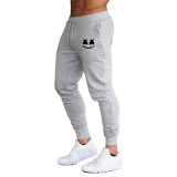 Marshmello Trendy Print Casual Loose Jogger Pants For Men And Women