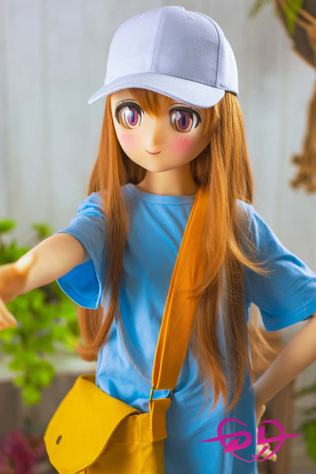 135cm slim AA-cup Aotume Doll＃25 照れ顔アニメ人形