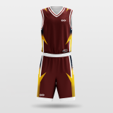 armor- sublimated basketball jersey set BK001