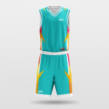 armor- sublimated basketball jersey set BK001