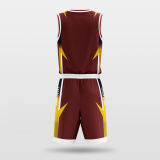 armor- sublimated basketball jersey set BK001