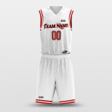 mountains- sublimated basketball jersey set BK090