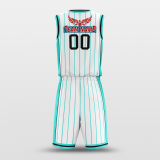 CLASSIC14 - sublimated basketball jersey set BK096