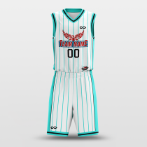 CLASSIC14 - sublimated basketball jersey set BK096