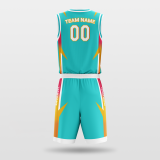 armor- sublimated basketball jersey set BK001