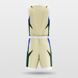 armor- sublimated basketball jersey set BK001
