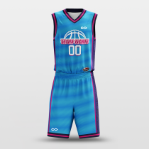 fantasy- sublimated basketball jersey set BK089