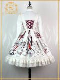 Rose Cat Lolita***Divine Maiden***Printed Lolita JSK- Pre-order Out