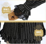 Vintage Stripe Lolita Long Sleeves Blouse