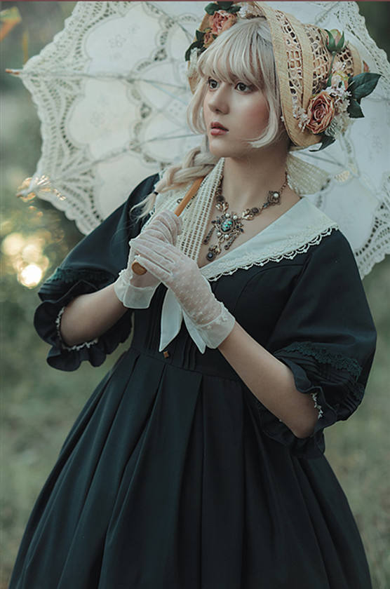 Austin's Notebook~ Vintage Long Sleeves Lolita OP -The 3th Round Pre-order Closed
